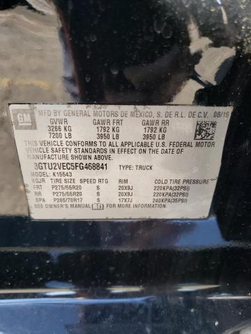3GTU2VEC5FG468841 GMC Sierra K1500 Slt