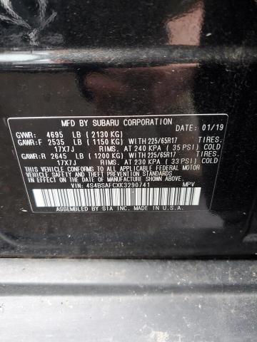 4S4BSAFCXK3290741 Subaru Outback 2.5i Premium