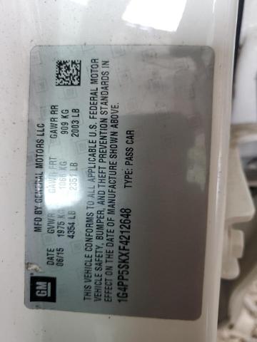 1G4PP5SKXF4212648 Buick Verano
