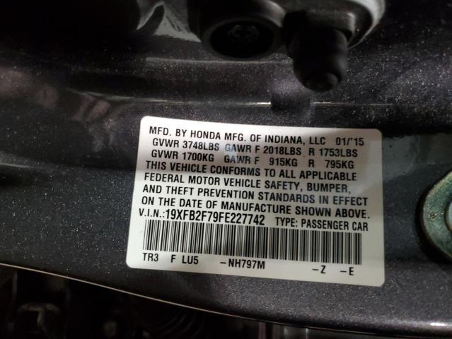19XFB2F79FE227742 Honda CIVIC SE