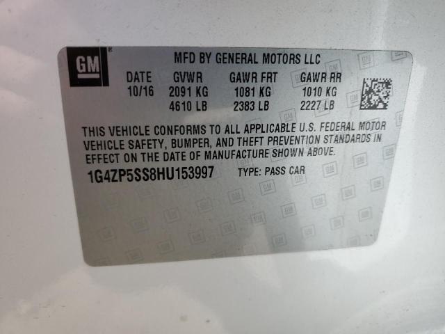 1G4ZP5SS8HU153997 Buick Lacrosse Essence