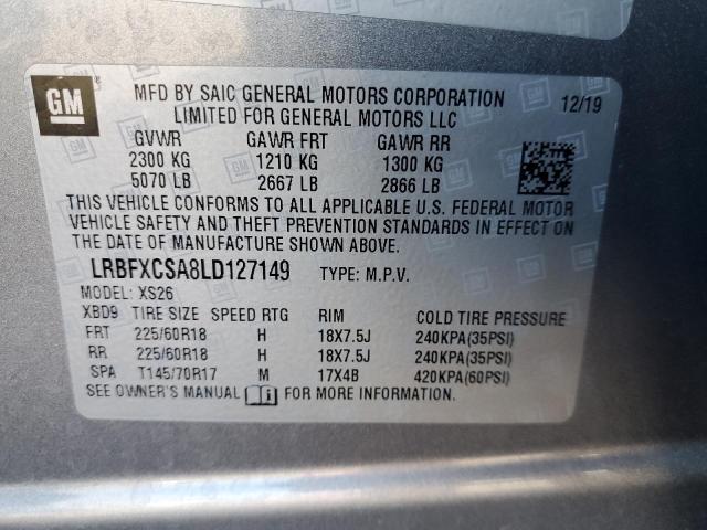 LRBFXCSA8LD127149 Buick Envision Essence