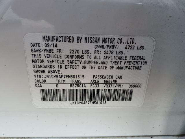 JN1CV6AP7FM501615 Infiniti Q40