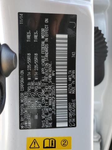 JTJYARBZ2F2002617 Lexus NX 200T