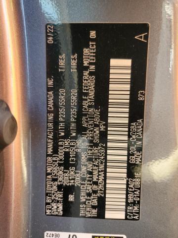 2T2HZMAA1NC245972 Lexus RX 350