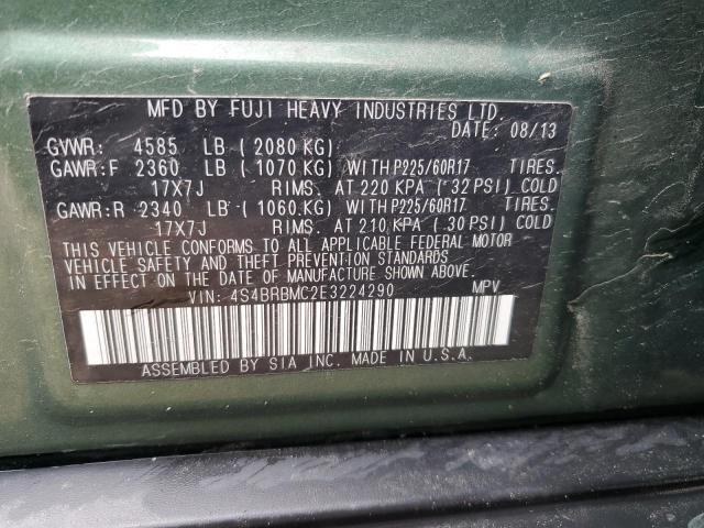 4S4BRBMC2E3224290 Subaru Outback 2.5i Limited