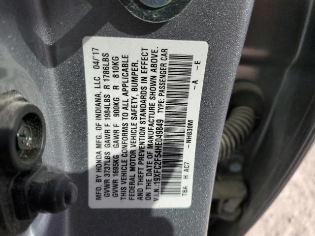 19XFC2F54HE049849 Honda Civic Lx