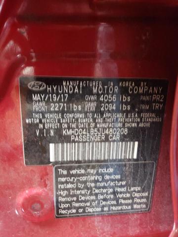 KMHD04LB5JU480208 Hyundai Elantra Sport