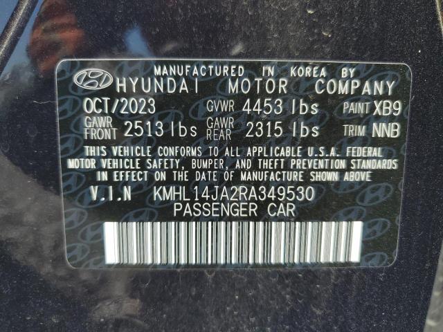 KMHL14JA2RA349530 Hyundai SONATA SEL