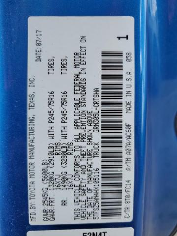 5TFSZ5AN4HX105116 Toyota Tacoma Access Cab
