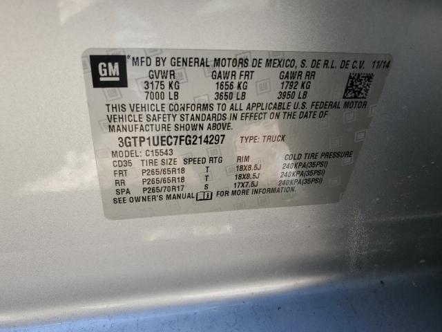 3GTP1UEC7FG214297 GMC Sierra C1500 Sle