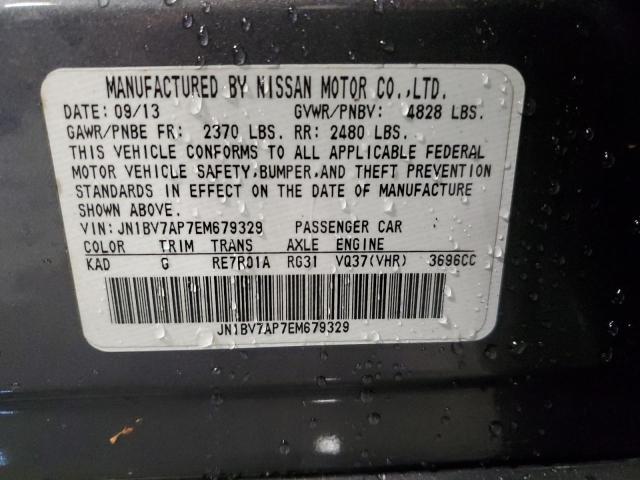 JN1BV7AP7EM679329 Infiniti Q50 BASE