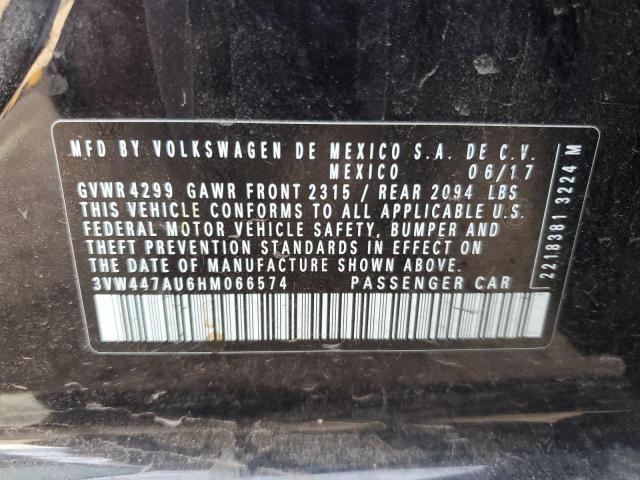 3VW447AU6HM066574 Volkswagen GTI S/SE