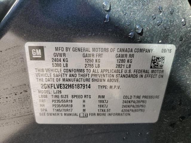 2GKFLVE32H6187914 GMC Terrain Denali
