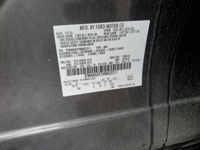 2FMHK6DT7HBA02211 Ford Flex Limited