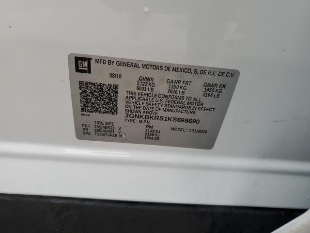 3GNKBKRS1KS698690 Chevrolet Blazer Premier