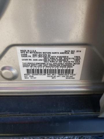 4A4AP4AU6FE019763 Mitsubishi Outlander Sport Se