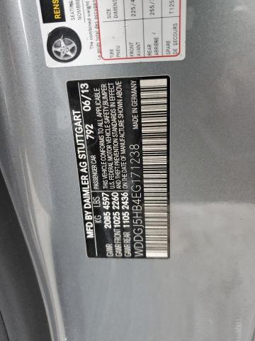WDDGJ5HB4EG171238 Mercedes-Benz C 350