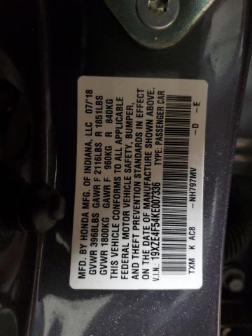 19XZE4F54KE007336 Honda INSIGHT EX