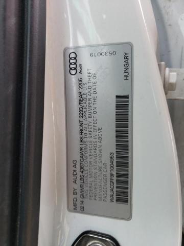 WAUACGFF9F1004953 Audi A3 PREMIUM
