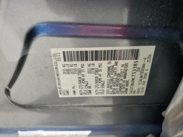 5N1AT3BA2MC753385 Nissan ROGUE SV