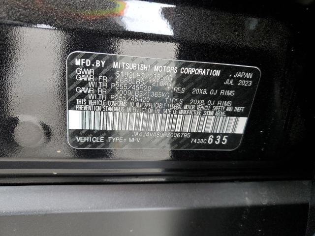 JA4J4VA89RZ006795 Mitsubishi Outlander Se