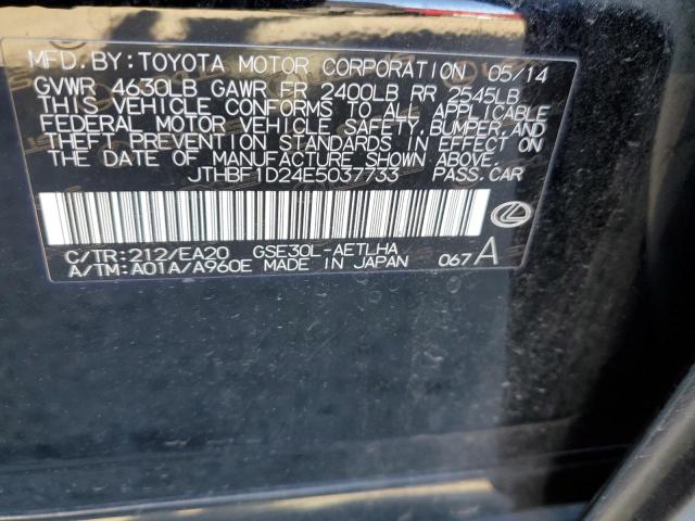 JTHBF1D24E5037733 Lexus IS 250