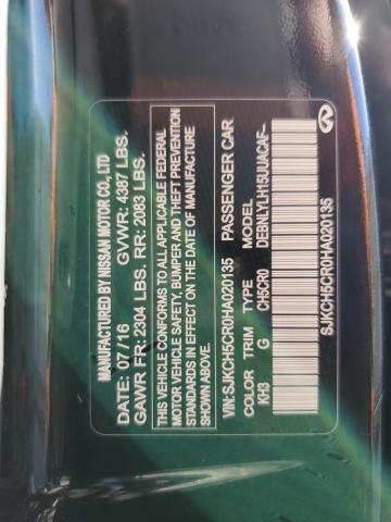 SJKCH5CR0HA020135 Infiniti QX30 BASE