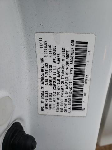 1HGCR3F85FA017611 Honda ACCORD EXL
