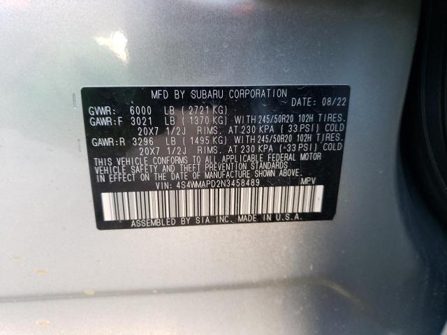 4S4WMAPD2N3458489 Subaru Ascent Limited