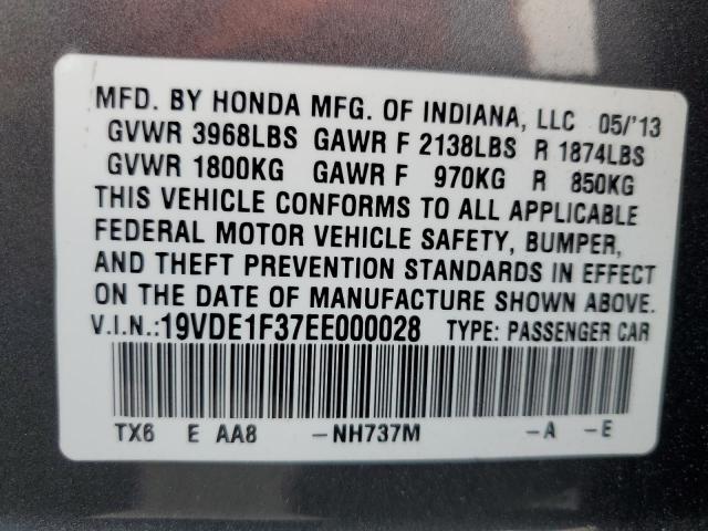 19VDE1F37EE000028 Acura ILX 20