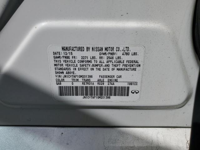 JN1CV7AP1GM201396 Infiniti Q50 BASE