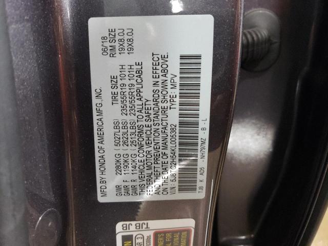 5J8TC2H54KL005382 Acura Rdx Technology