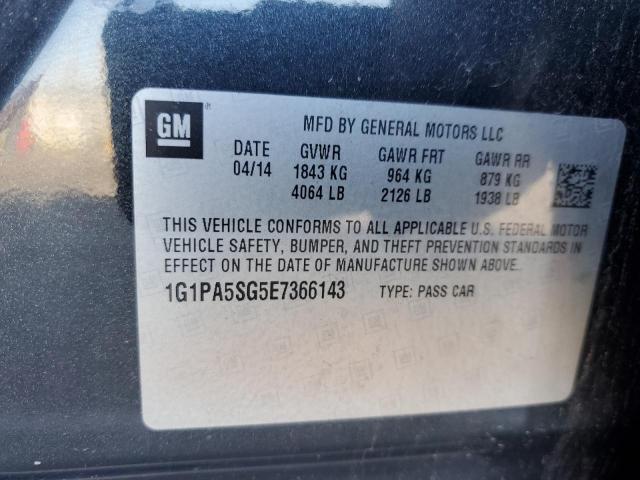 1G1PA5SG5E7366143 Chevrolet CRUZE LS
