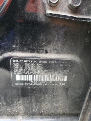 ML32F3FJ7HHF14147 Mitsubishi Mirage G4 Es