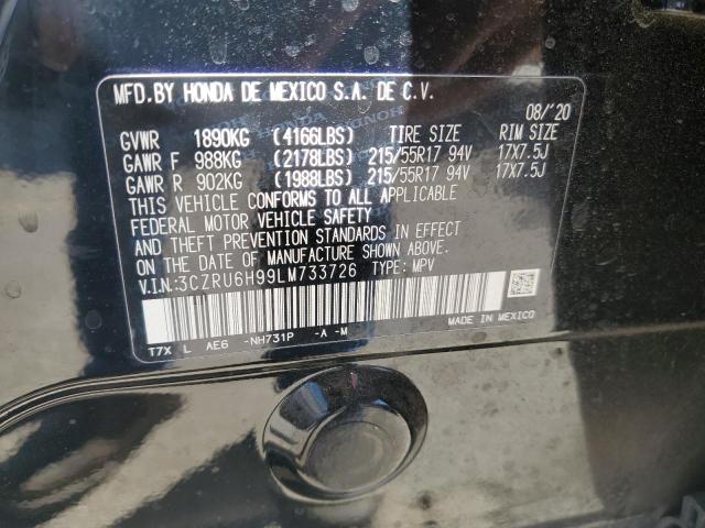 3CZRU6H99LM733726 Honda Hr-v Touring