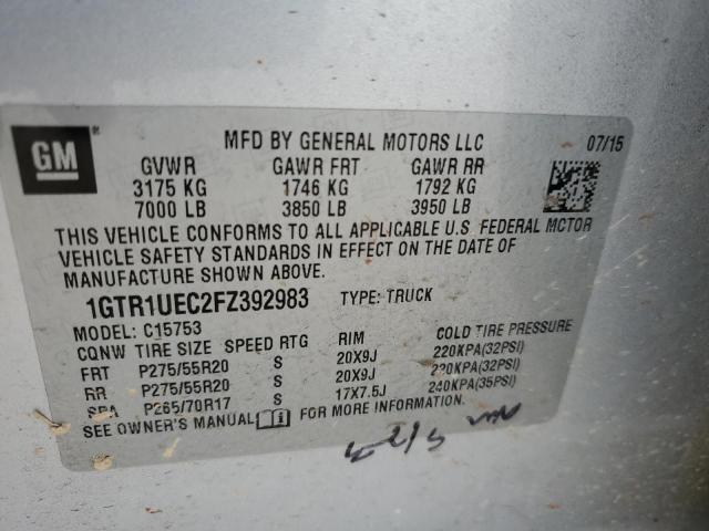 1GTR1UEC2FZ392983 GMC Sierra C1500 Sle