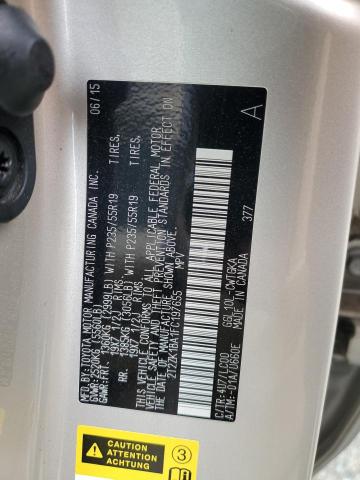 2T2ZK1BA1FC197655 Lexus RX 350