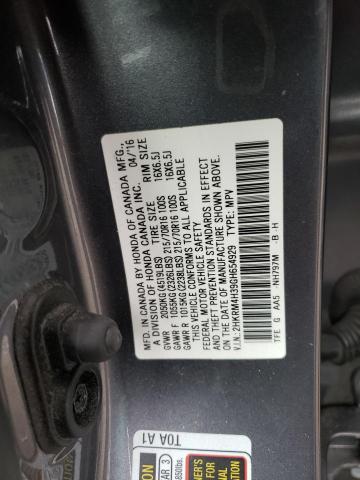 2HKRM4H39GH654929 Honda CR-V LX