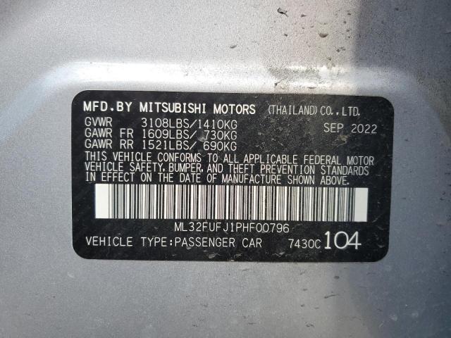 ML32FUFJ1PHF00796 Mitsubishi Mirage G4 Es