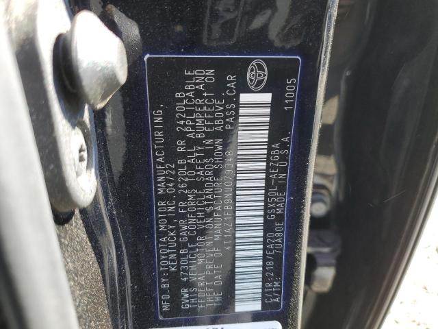 4T1AZ1FB9NU079348 Toyota AVALON XLE