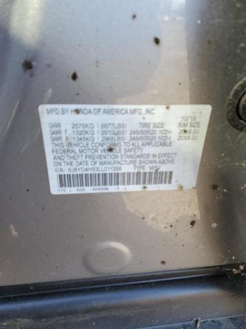 5J8YD4H53LL011268 Acura Mdx Technology