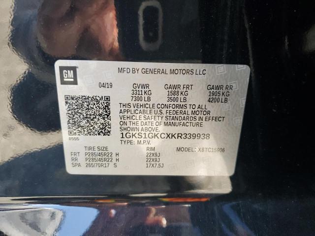 1GKS1GKCXKR339938 GMC Yukon Xl C1500 Slt