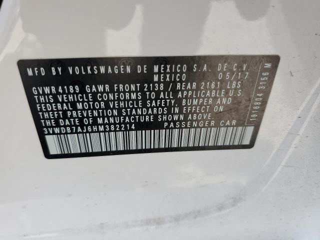 3VWDB7AJ6HM382214 Volkswagen JETTA SE