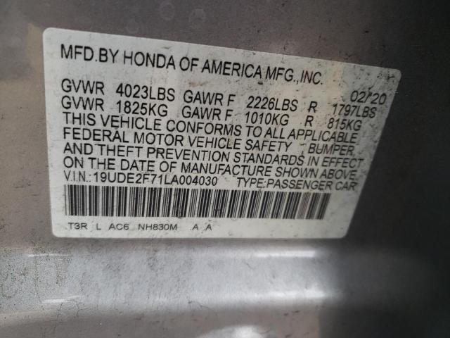 19UDE2F71LA004030 Acura Ilx Premium