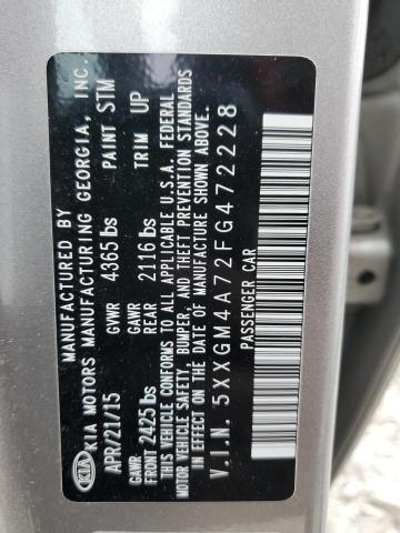 5XXGM4A72FG472228 KIA Optima Lx