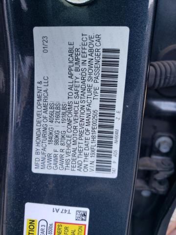 19XFL1H81PE002505 Honda Civic Sport Touring