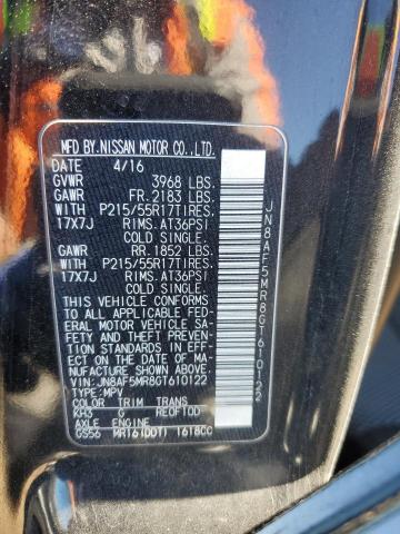 JN8AF5MR8GT610122 Nissan JUKE S