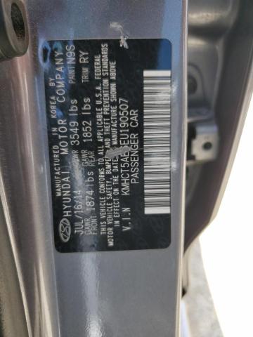 KMHCT5AE6EU190507 Hyundai ACCENT GLS