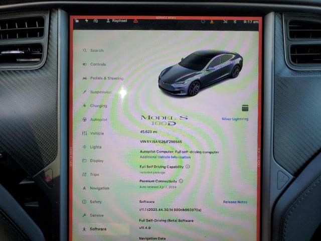 5YJSA1E26JF296585 Tesla MODEL S